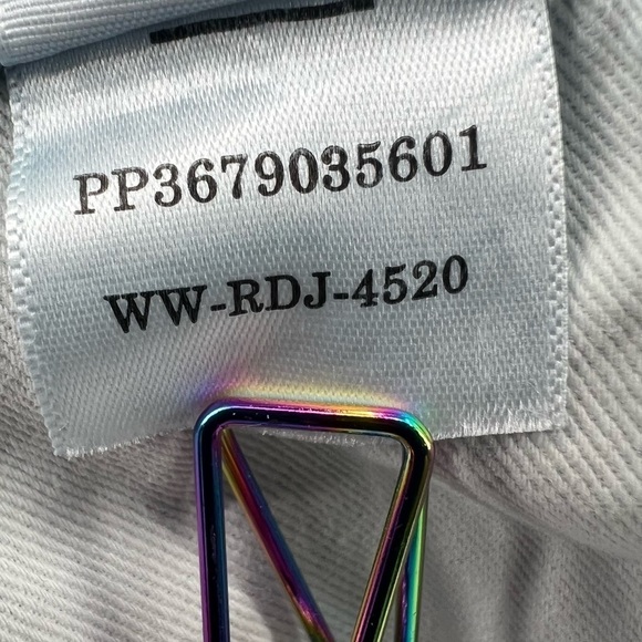 Everlane The 90's Cropped Distressed Button Fly Cheeky Jean Size 25 Women’s - Picture 7 of 7